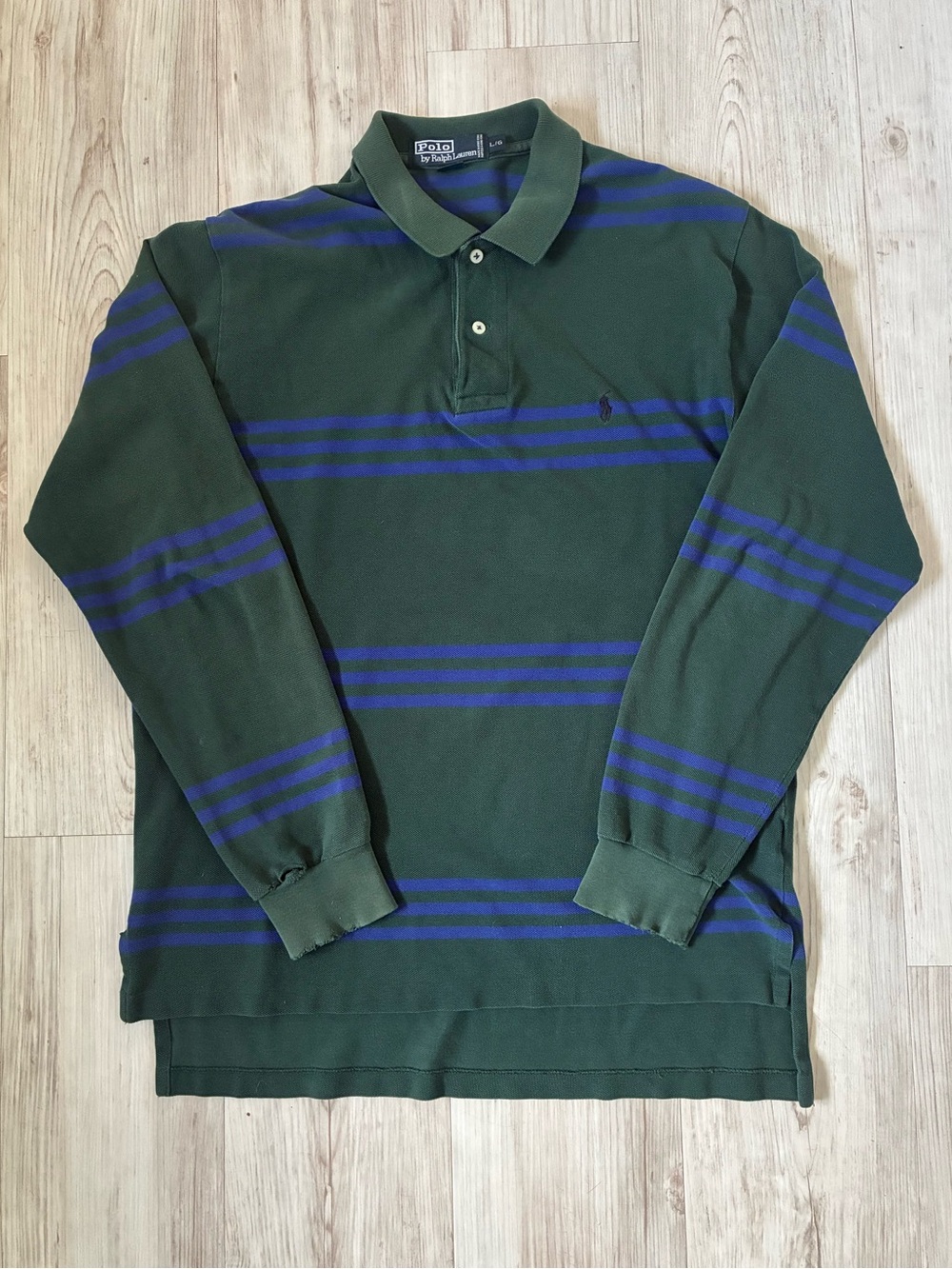 Vintage 90s Polo Ralph Lauren Long Sleeve Polo